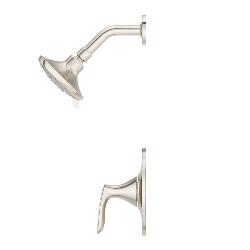 Pfister Weller Shower Only Trim Kit, Valve Not Included, 1-Handle, 2-Hole Install, Brushed Nickel Finish, LG897WRK - Image 3